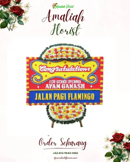 Sewa Papan Bunga Battembat
